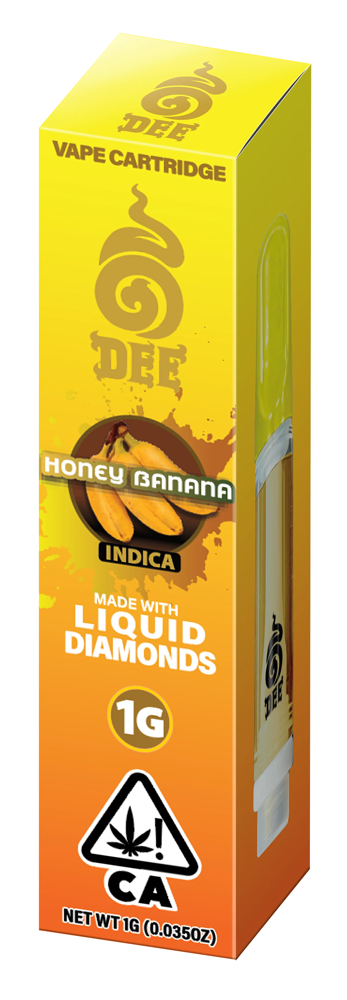 Dee Honey Banana Vape Cartridge 1g - Image 2
