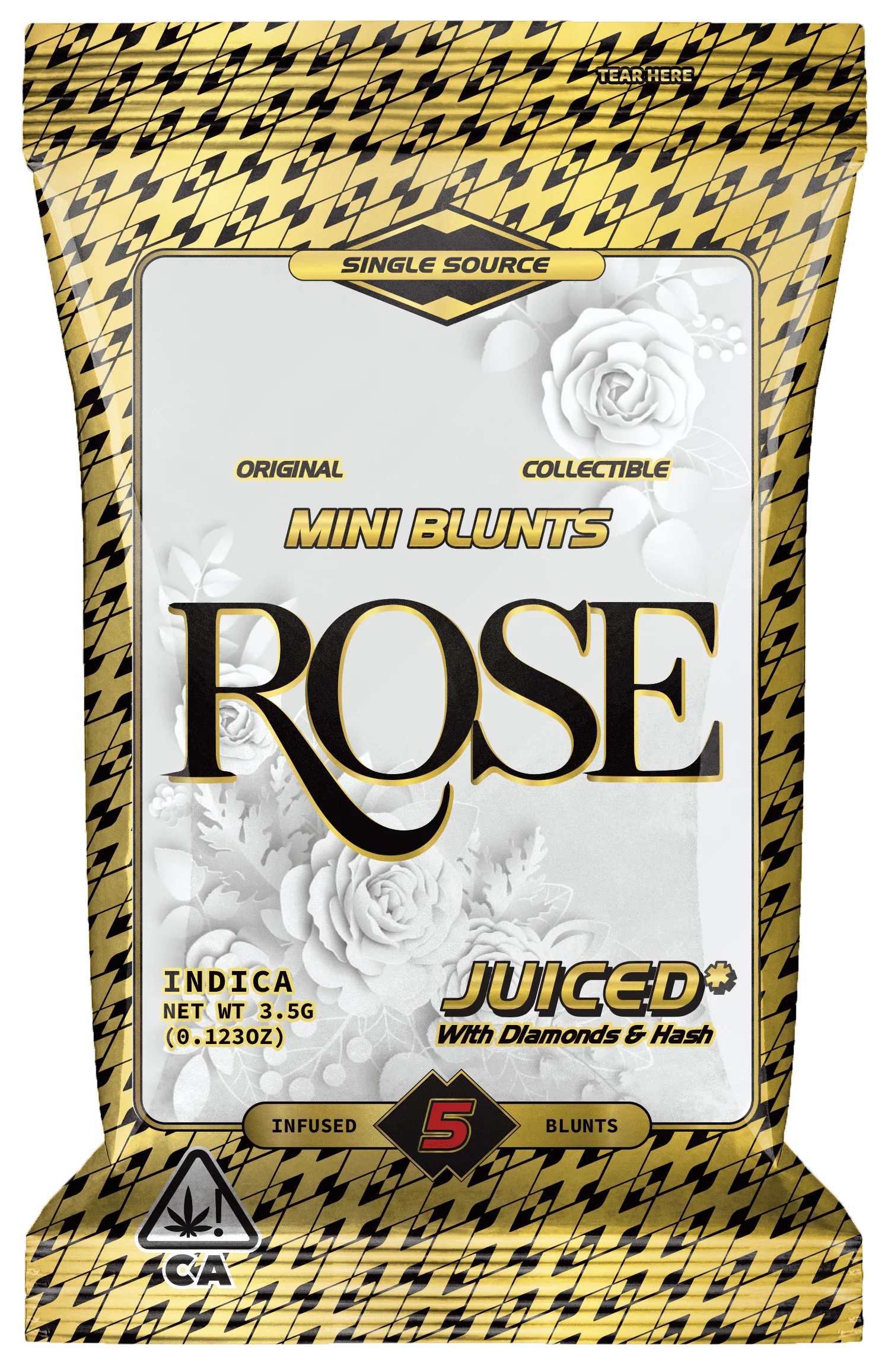 Rose Indica Mini Blunt 5pk