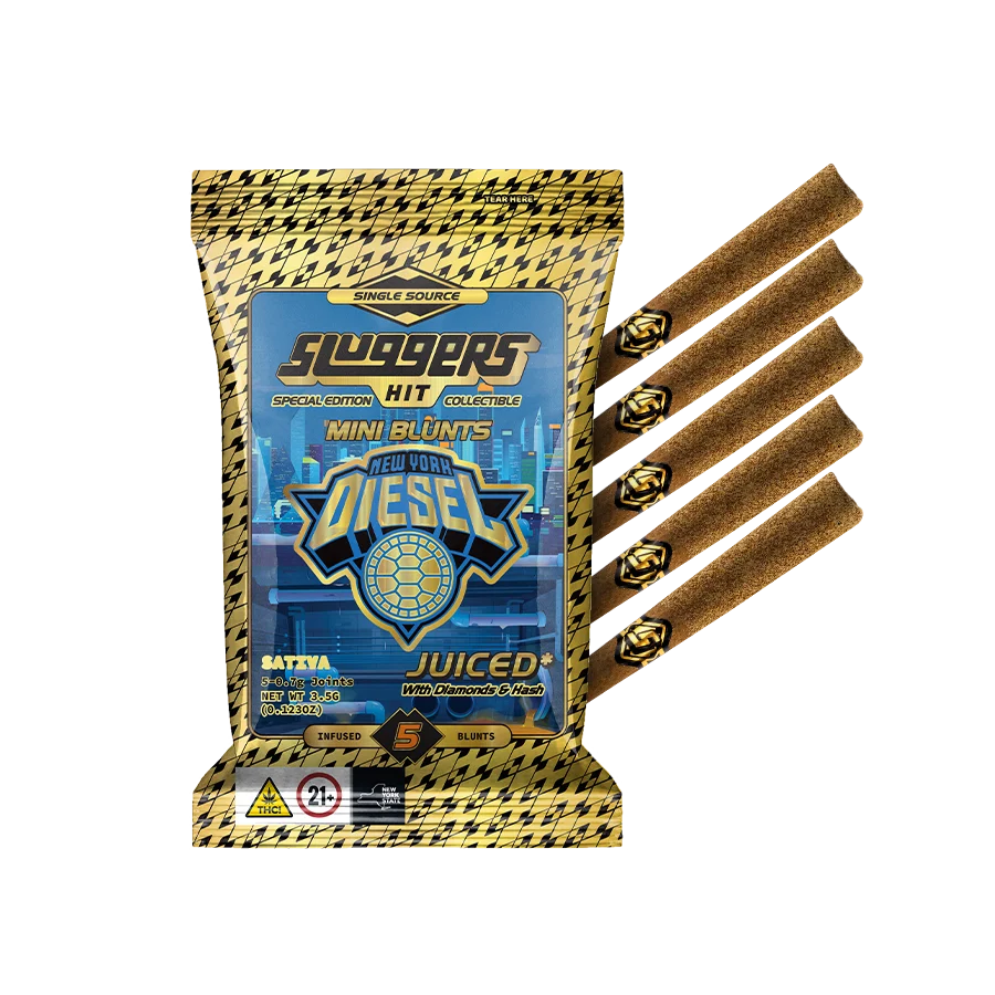 NYC Diesel Sativa Mini Blunts 5pk - Image 2
