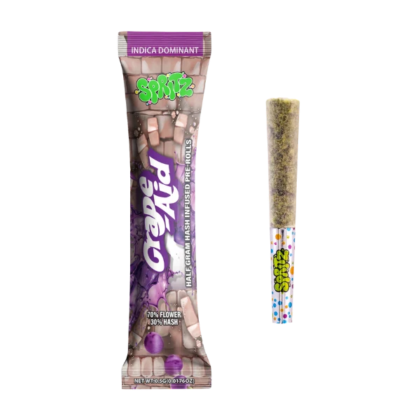 Spritz Grape-Aid Indica Infused 1pk Preroll