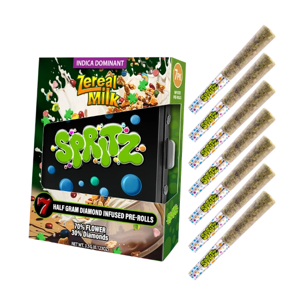 Spritz Zereal Milk Indica Infused 7pk Preroll